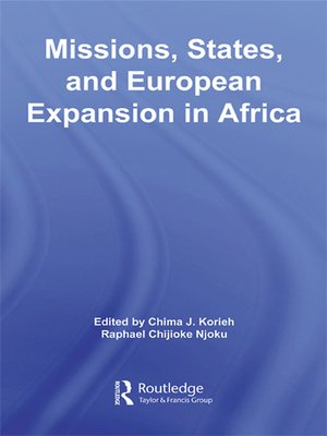 cover image of Missions, States, and European Expansion in Africa